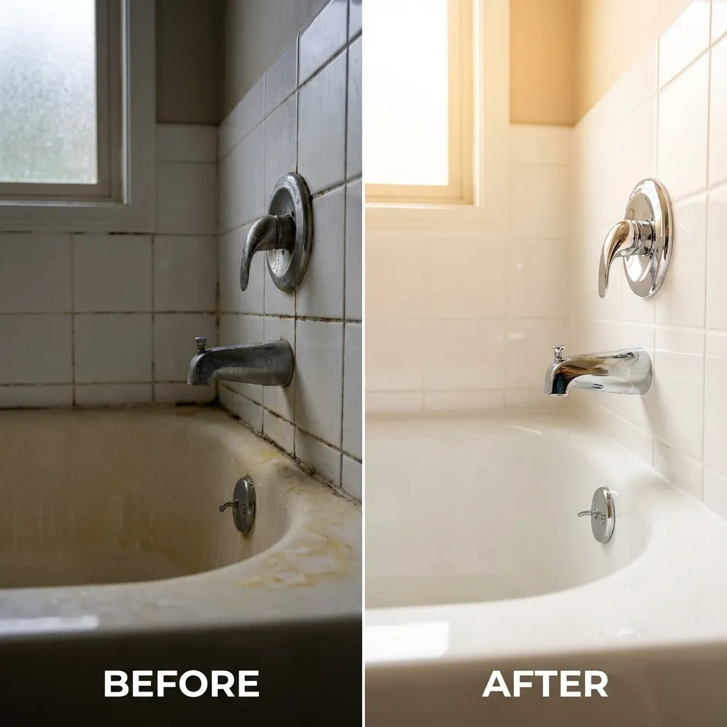 Bathroom Transformation Comparison